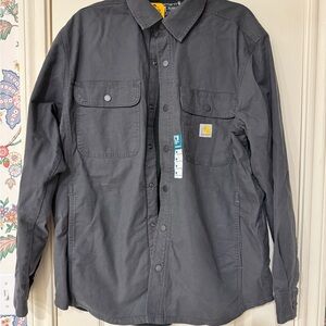 Carhartt Men's Black Button-Up Shirt